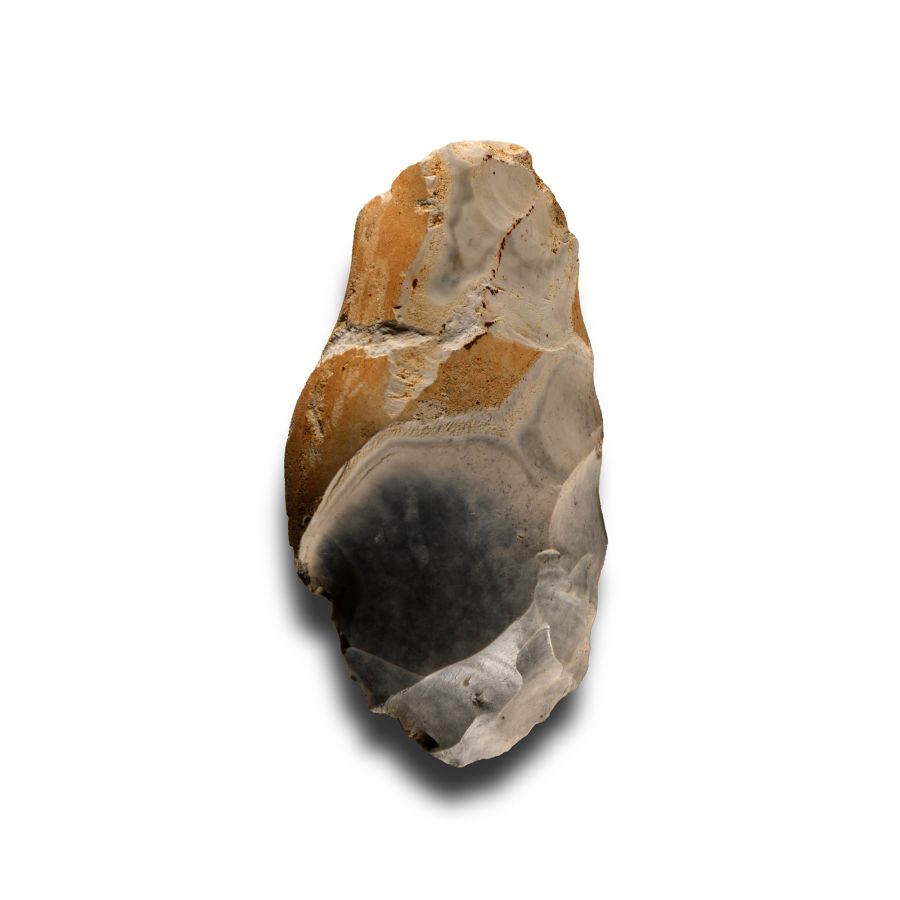 Stone Age 'Troussencourt' Knapped Flint Handaxe