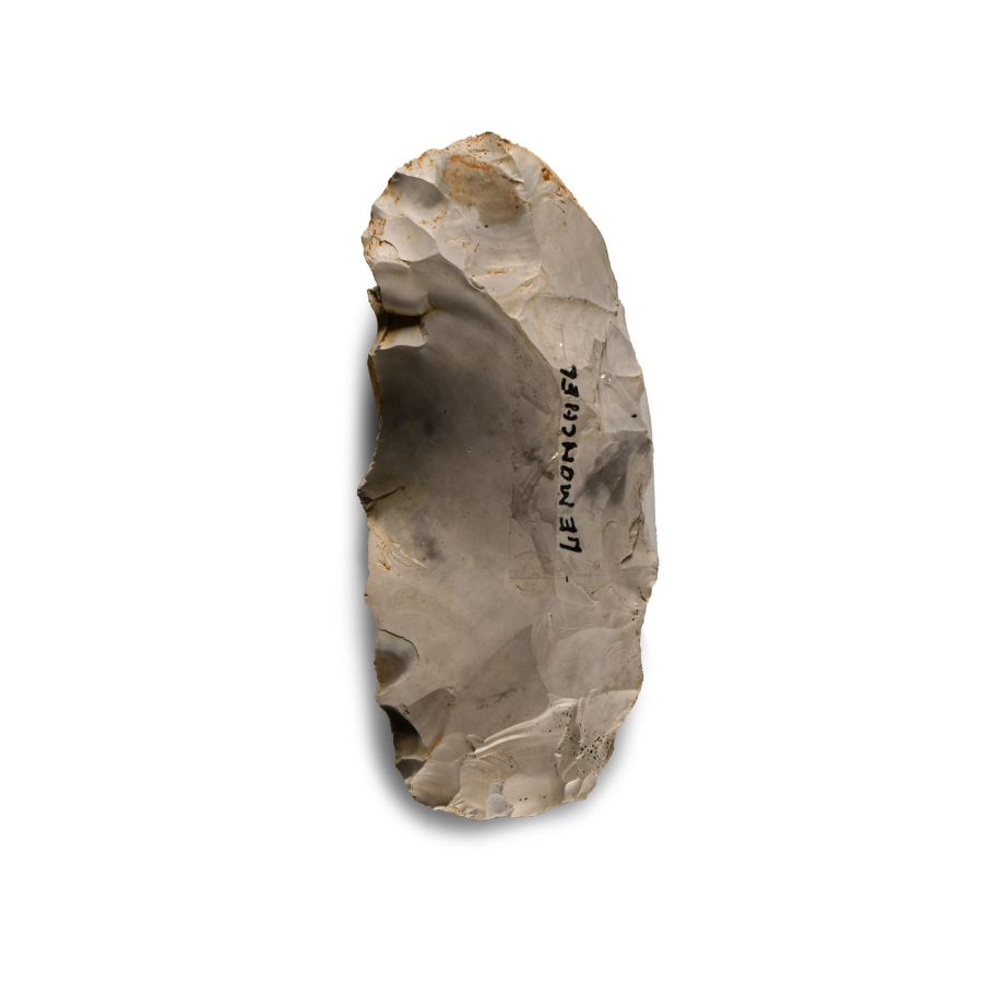 Stone Age 'Le Monchel' Knapped Flint Handaxe