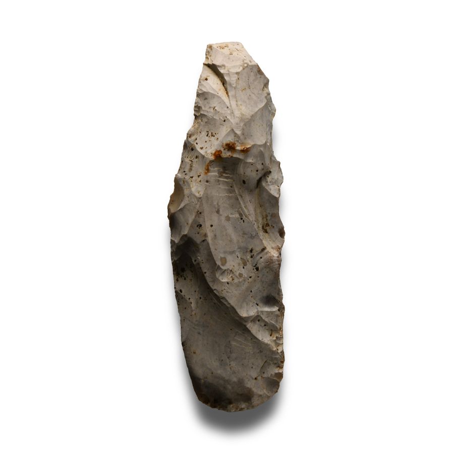 Stone Age 'Troussencourt' Knapped Flint Handaxe