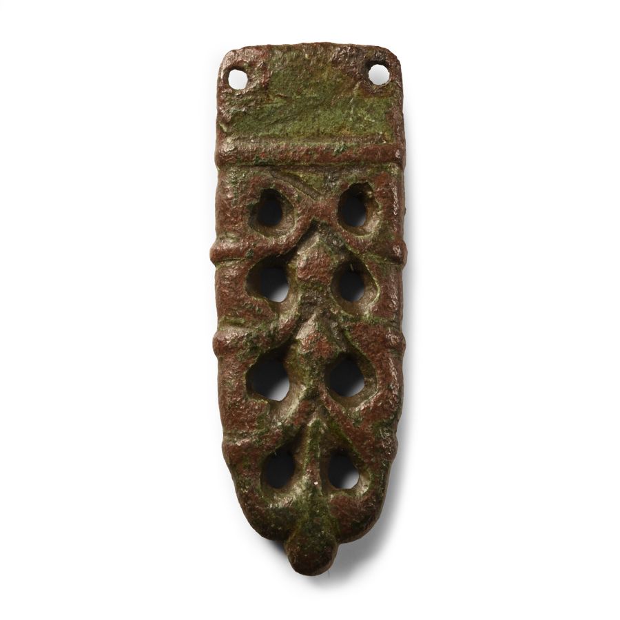 Late Anglo-Saxon Bronze 'Tree of Life' Strap End