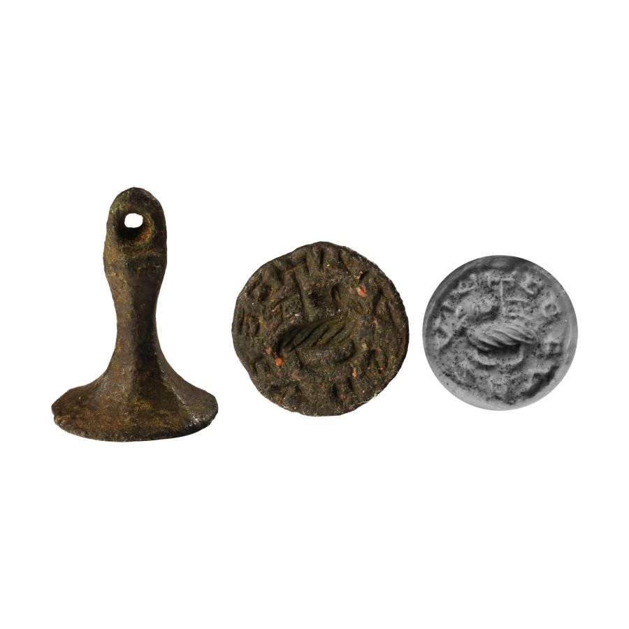 Medieval 'East Anglia' Bronze Seal Matrix with Grotesque