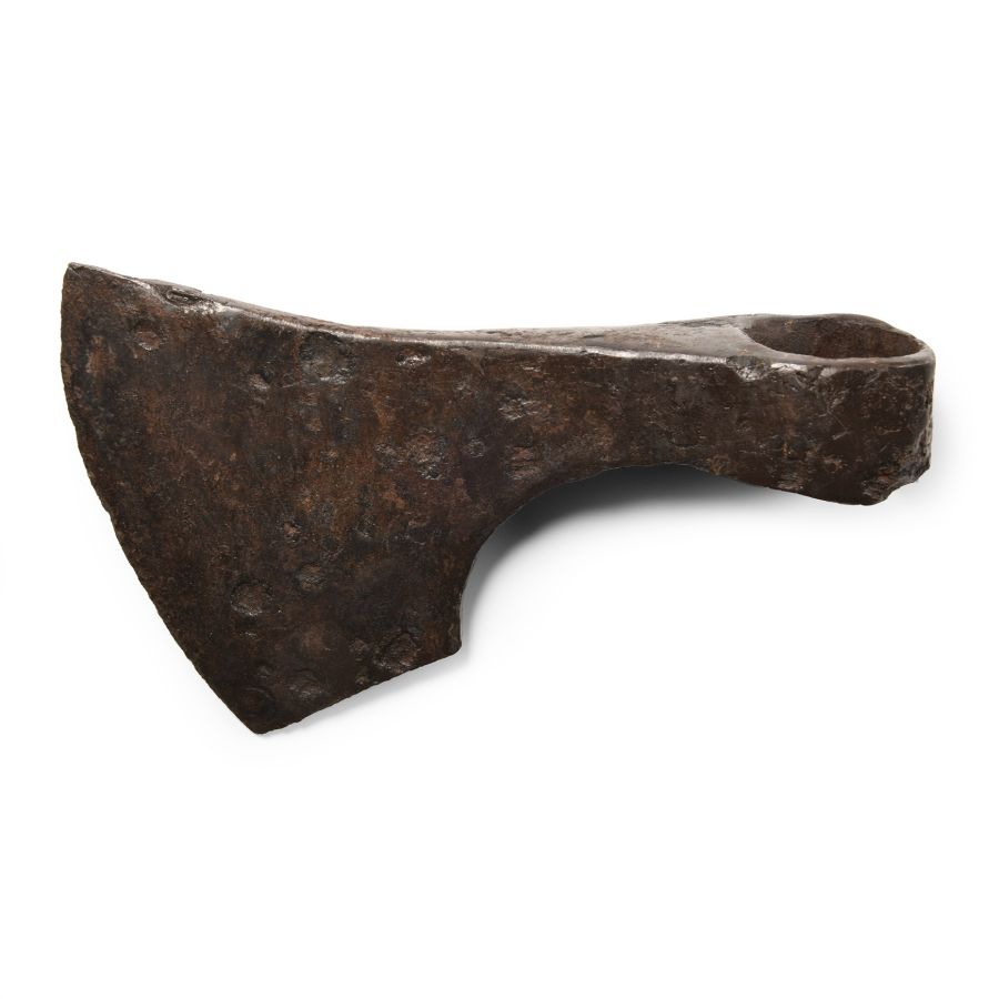 Viking Age Iron Bearded Axehead