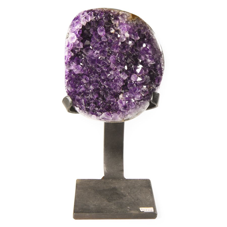 Natural History - Amethyst Crystal Specimen on Stand