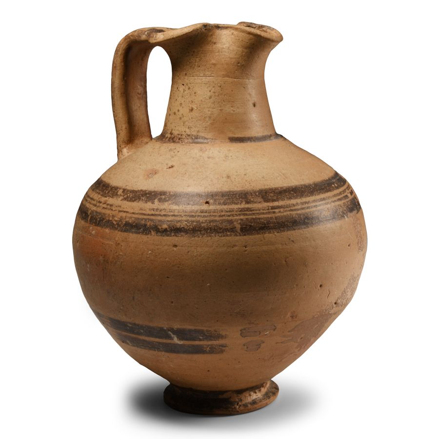 Cypriot Painted Ceramic Oinochoe