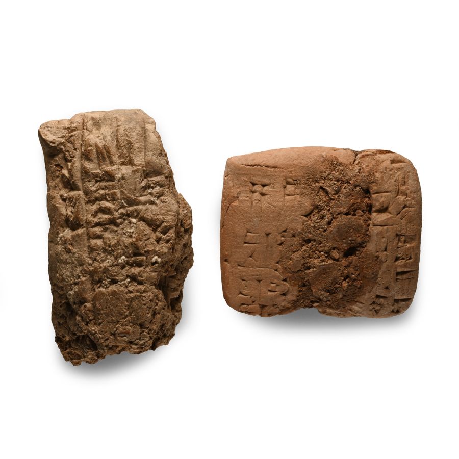 Mesopotamian Cuneiform Tablet Fragment Group
