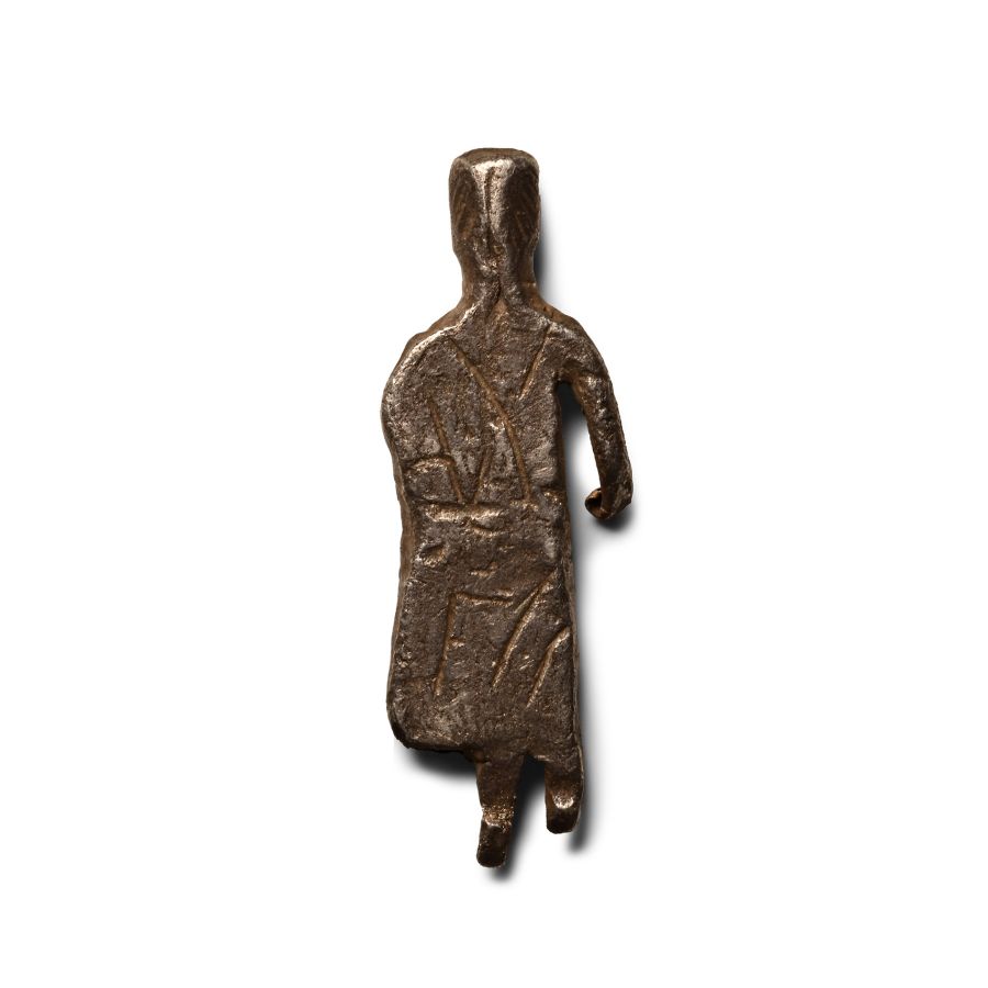 Roman Silver Standing Figure