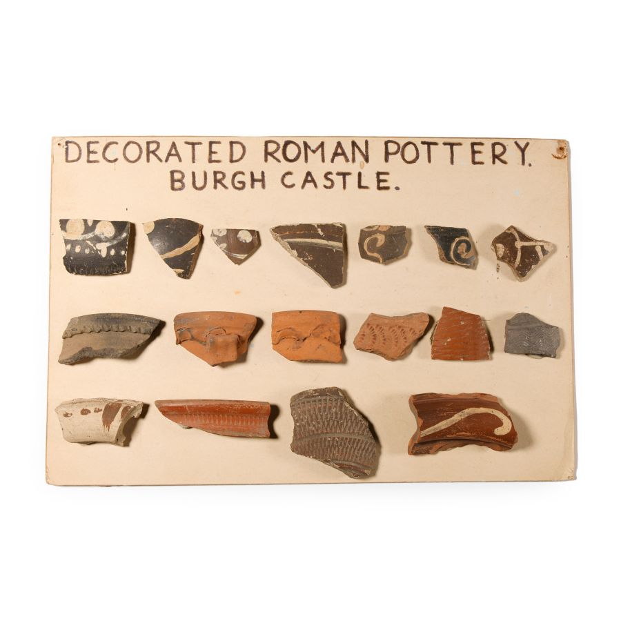 Romano-British 'Burgh Castle Fort' Decorated Sherd Collection