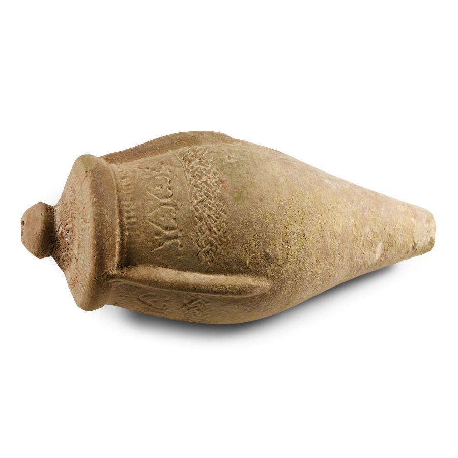 Turco-Mongol 'Greek Fire' Ceramic Fire Bomb or Hand Grenade