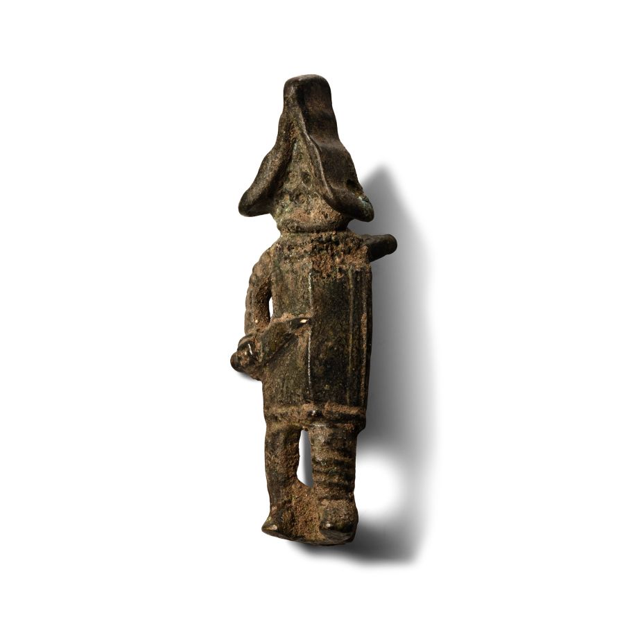 Roman Bronze Gladiator Brooch