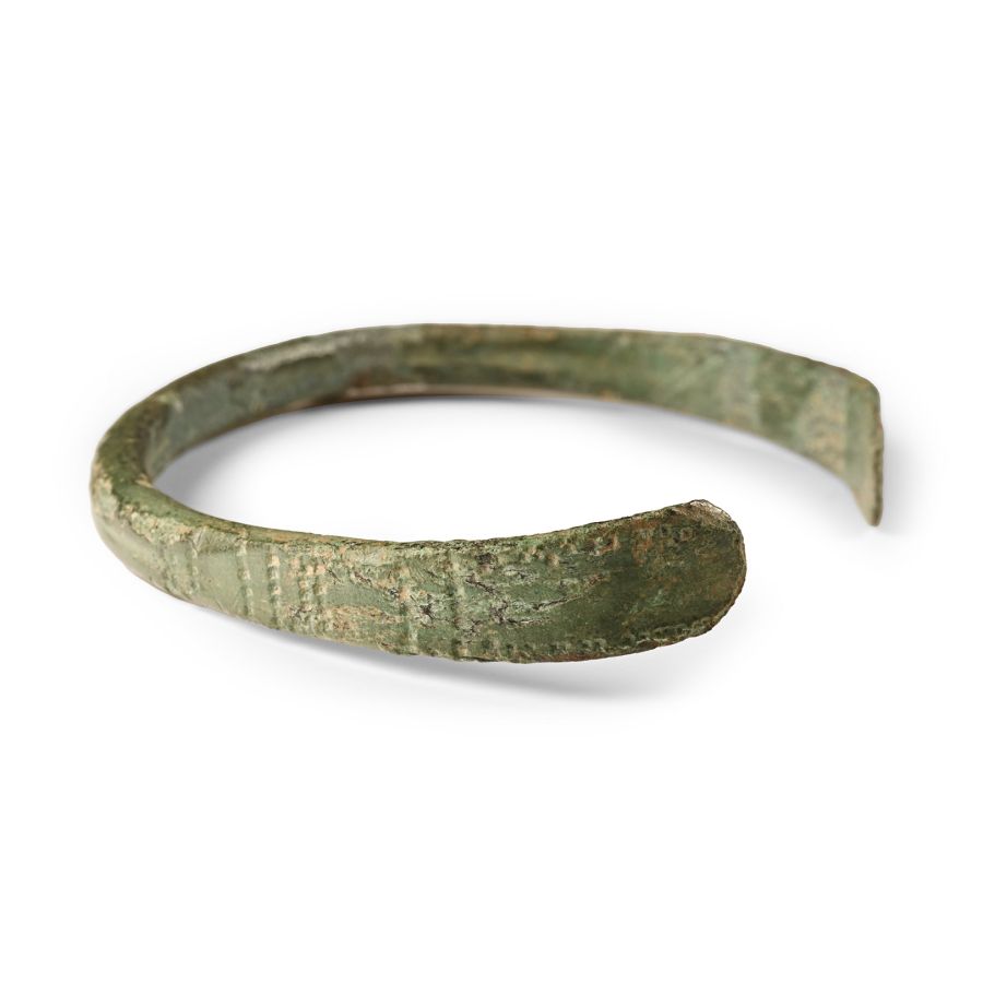 Roman Decorated Bronze Bracelet