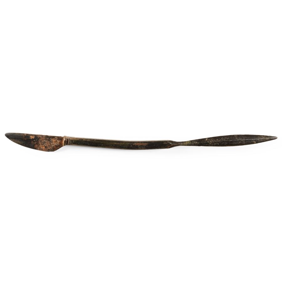 Roman Bronze Medical Implement with Razor