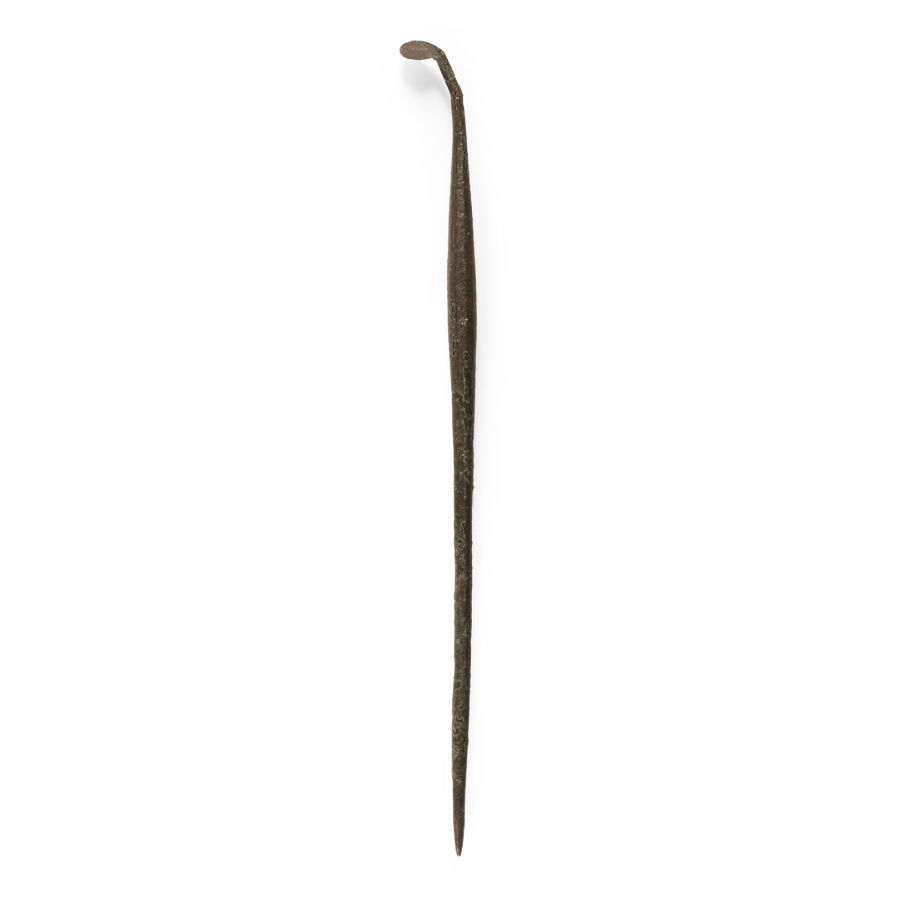 Saxon Bronze Hipped Pin with Implement