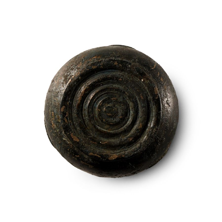 Roman Bronze Vessel with Galleys