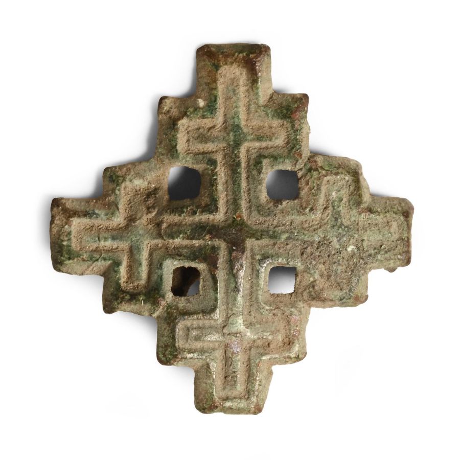 Medieval Bronze Knight's Holy Sepulchre Badge