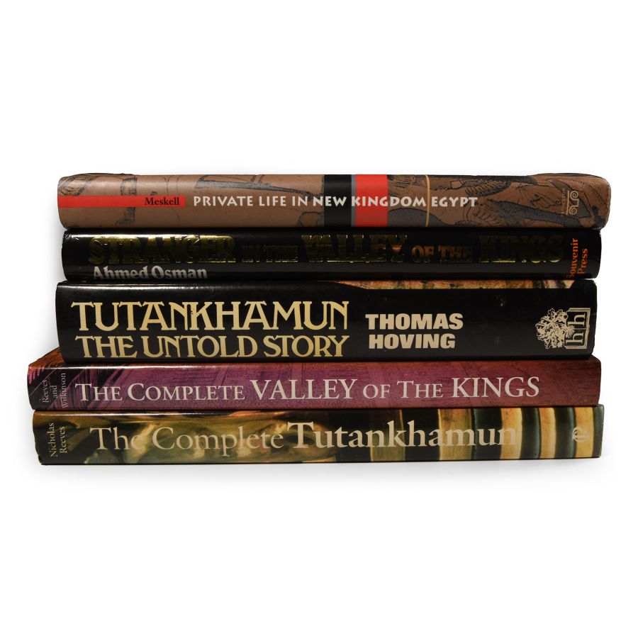Archaeological Books - Tutankhamun and Valley of the Kings Egyptian Book Collection