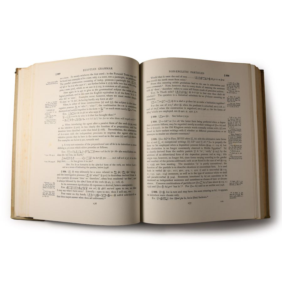 Archaeological Books - Egyptian Grammar - Being an Introduction to the Study of Hieroglyphs