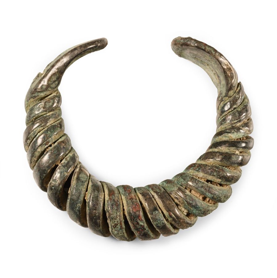 Viking Age Bronze Twisted Bracelet