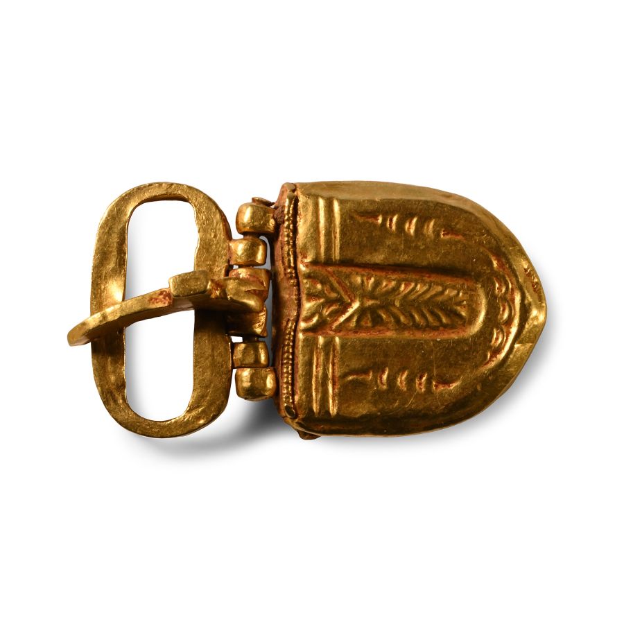 Byzantine Decorated Gold Belt Buckle
