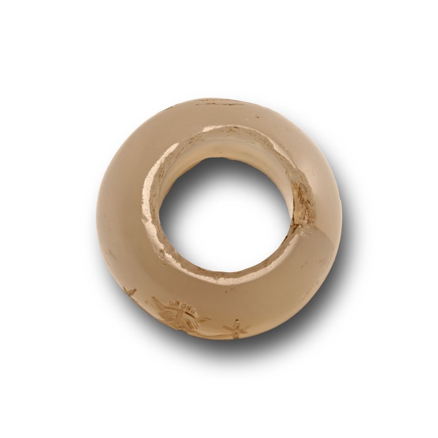 Sassanian Chalcedony Hair Ring with Gayomard Figure
