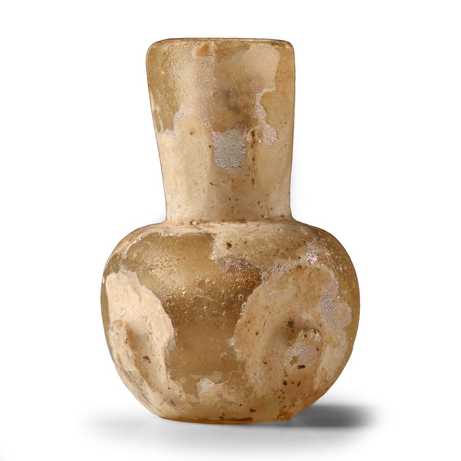 Abbasid Miniature Glass Perfume Vessel