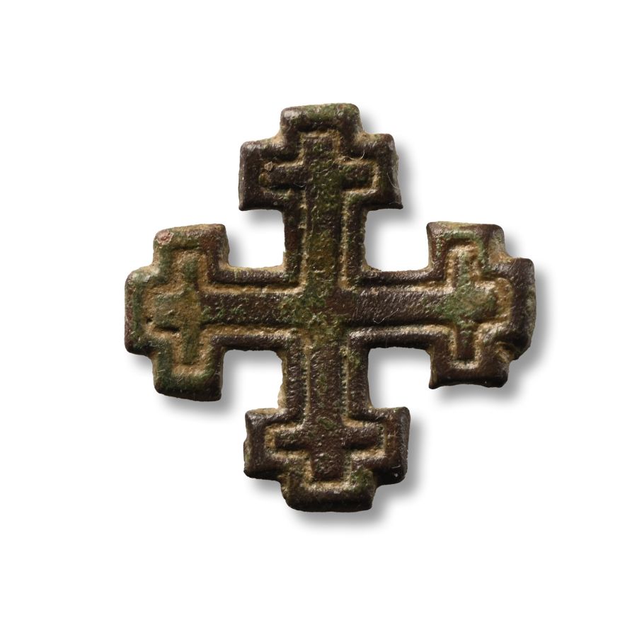 Medieval Bronze Knight's Holy Sepulchre Badge