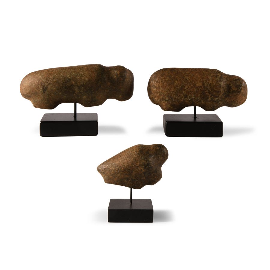 Stone Age Polished Stone Animal Idol Group