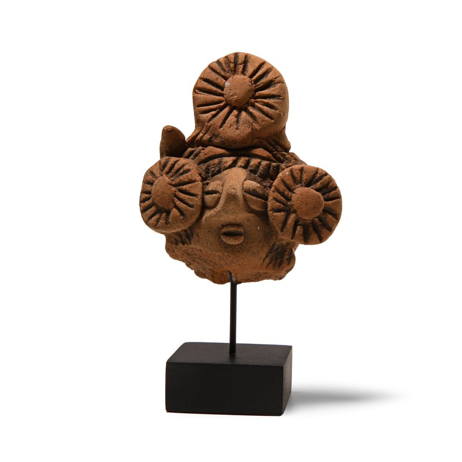 Indus Valley Terracotta Figure Head