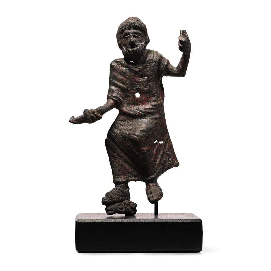 Large Roman Bronze Statuette of Jupiter