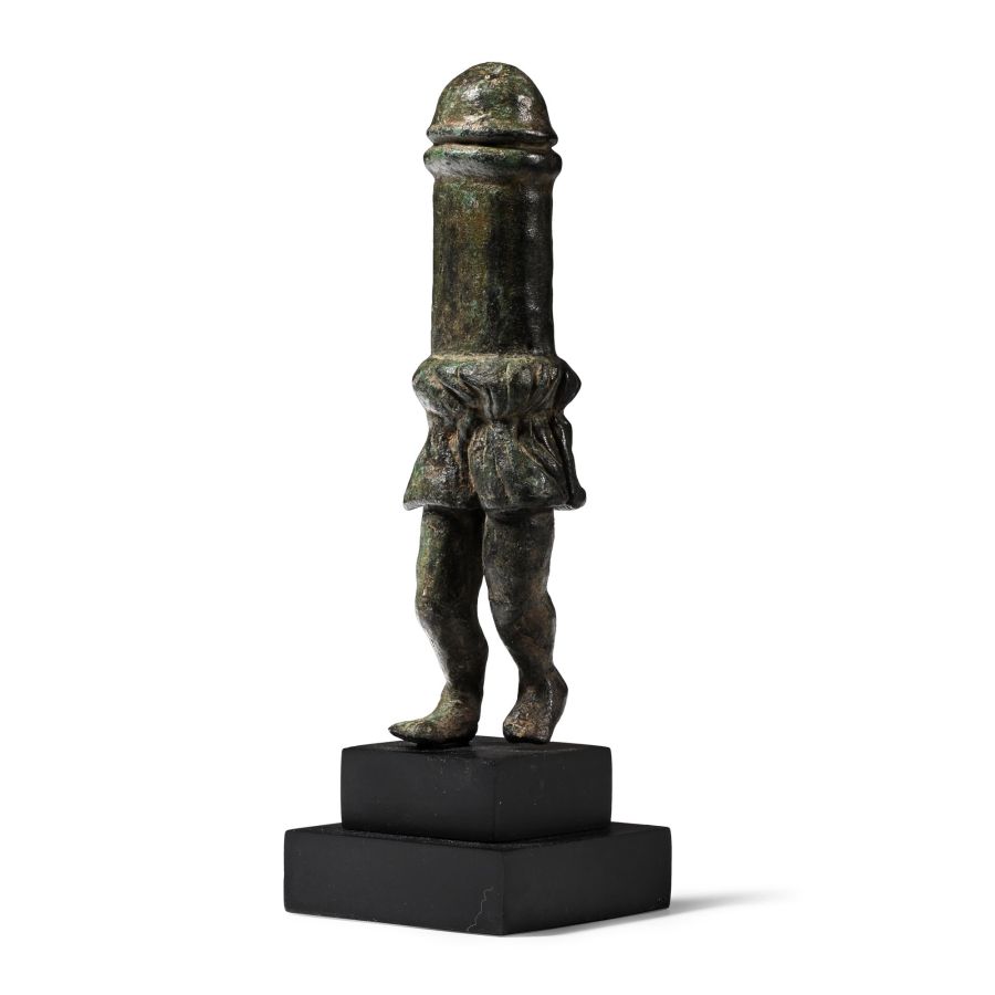 Roman Style Bronze Walking Phallus