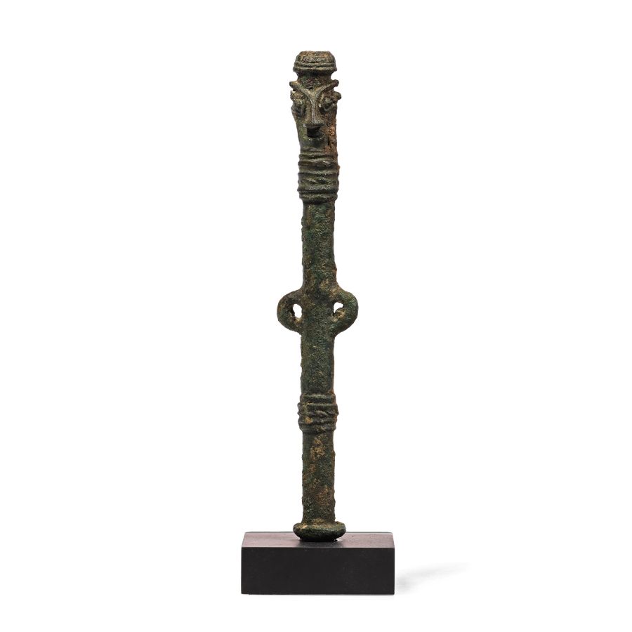 Luristan Bronze Master of Animals Standard Finial