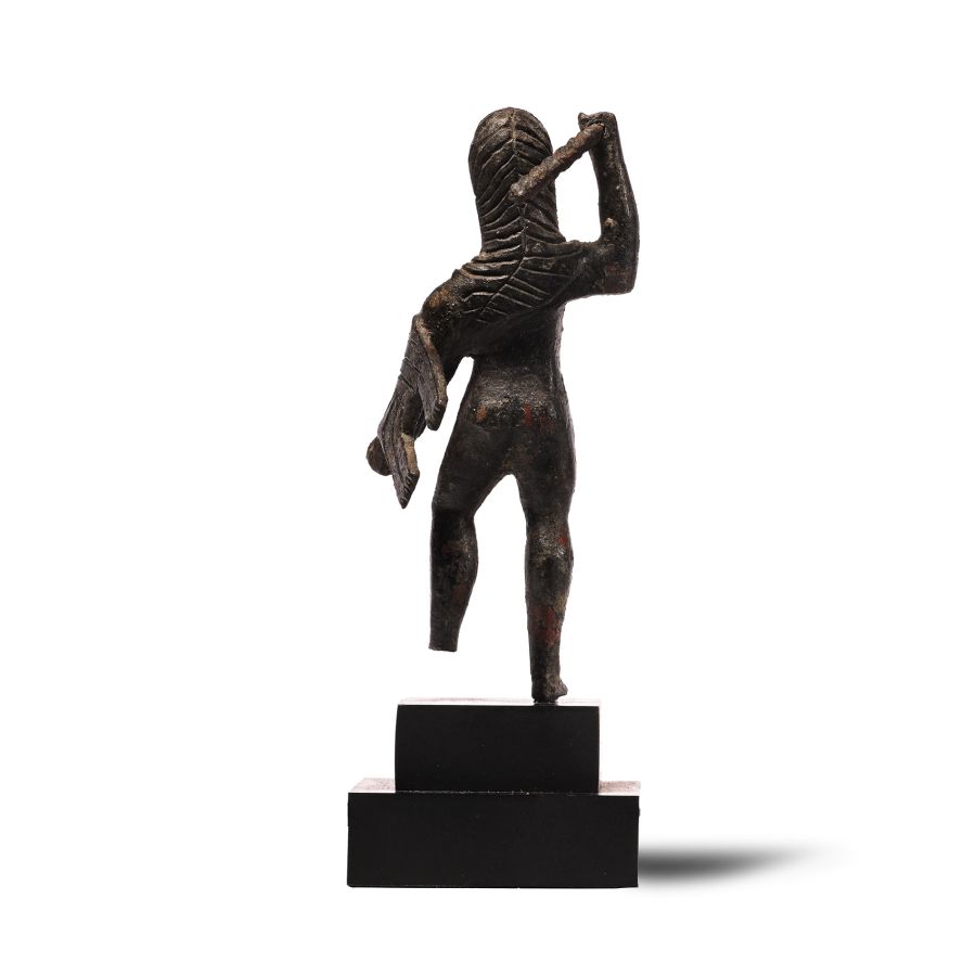 Etrusco-Roman Bronze Statuette of Hercules