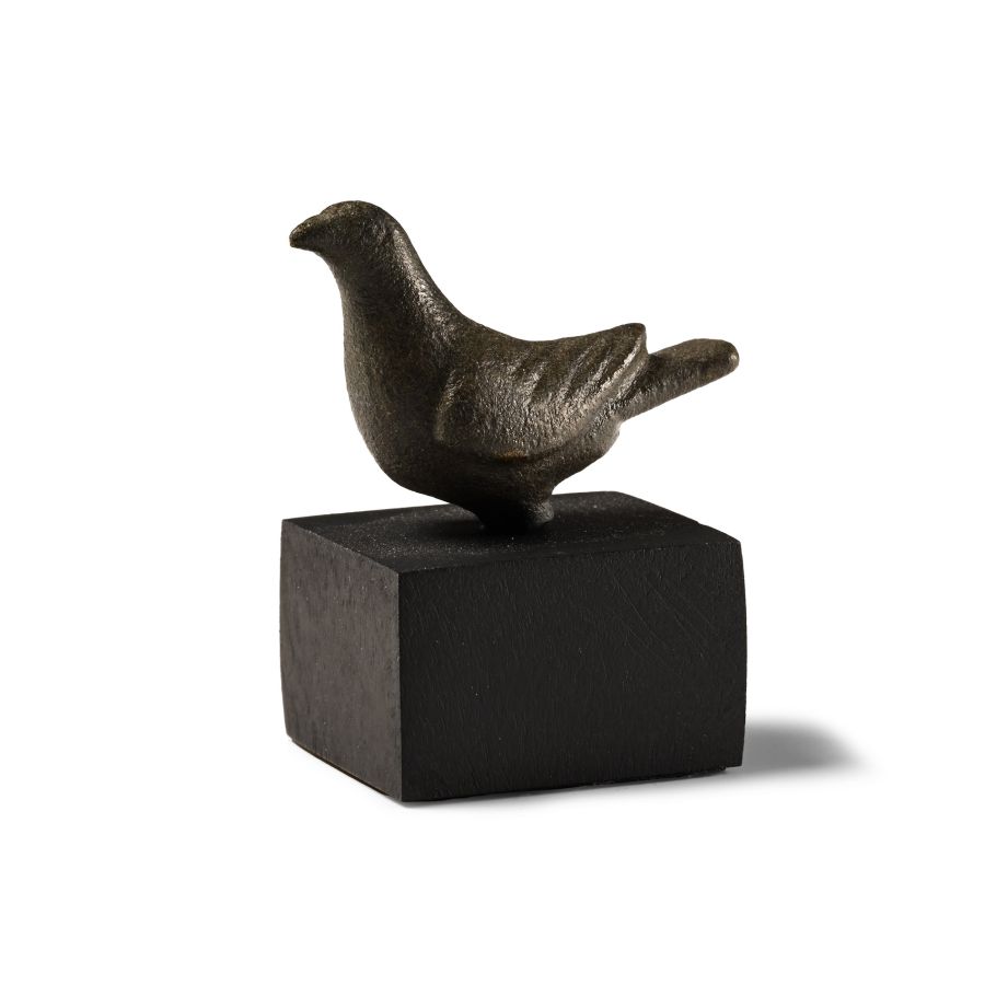 Roman Bronze Dove Finial