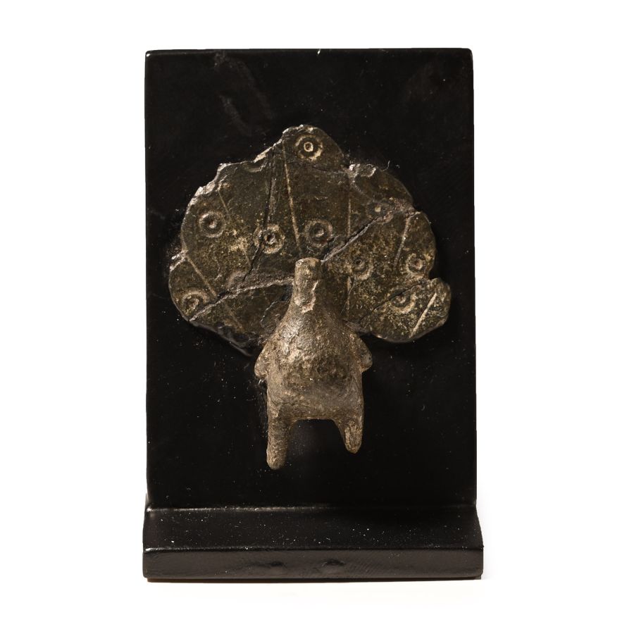 Roman Bronze Peacock Statuette