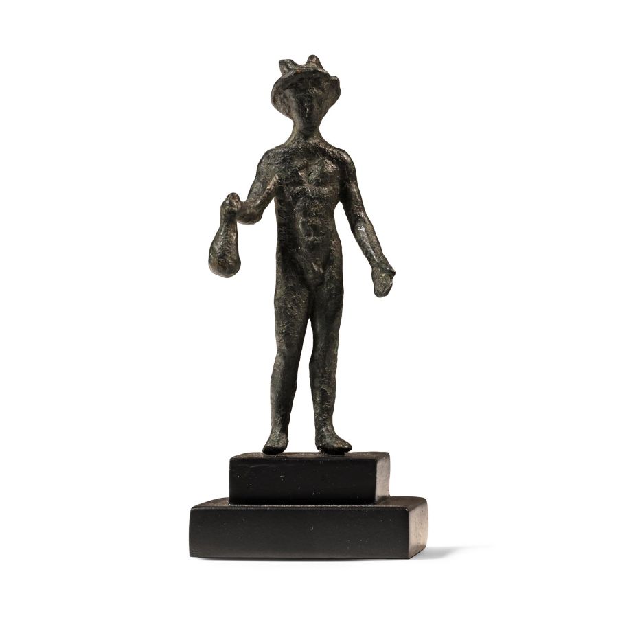 Roman Bronze Statuette of Mercury