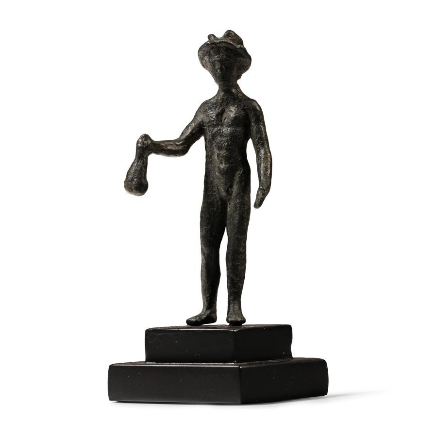 Roman Bronze Statuette of Mercury