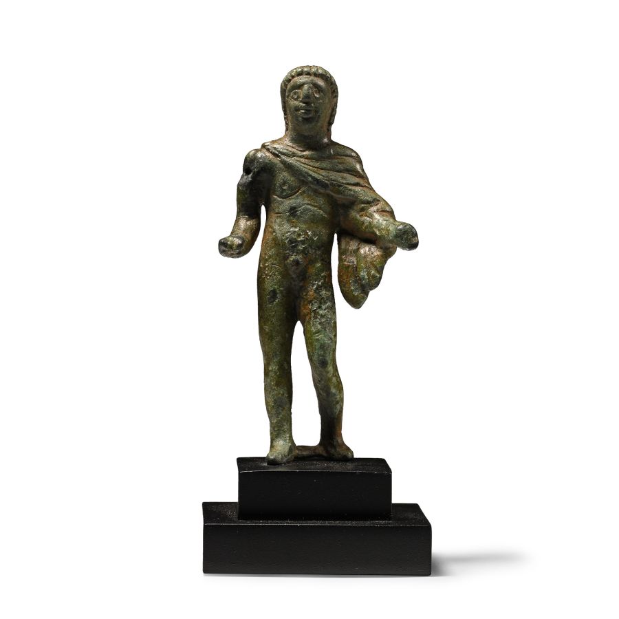 Roman Bronze Statuette of Hermes