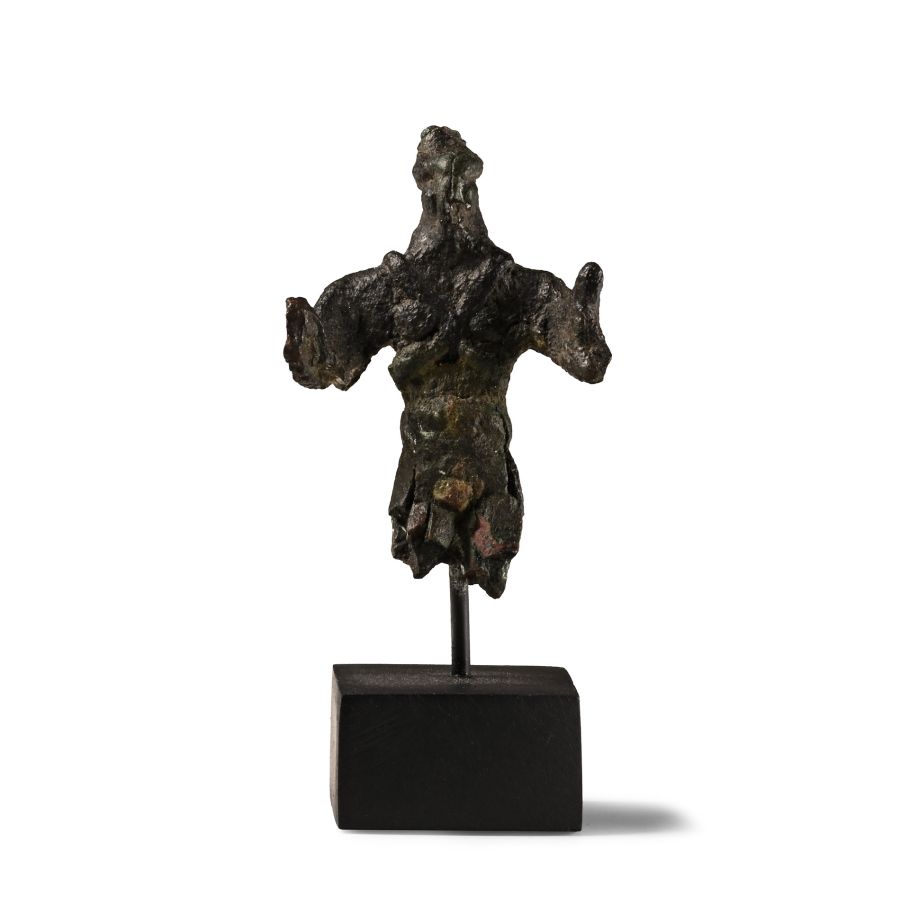 Western Asiatic Bronze Warrior Statuette