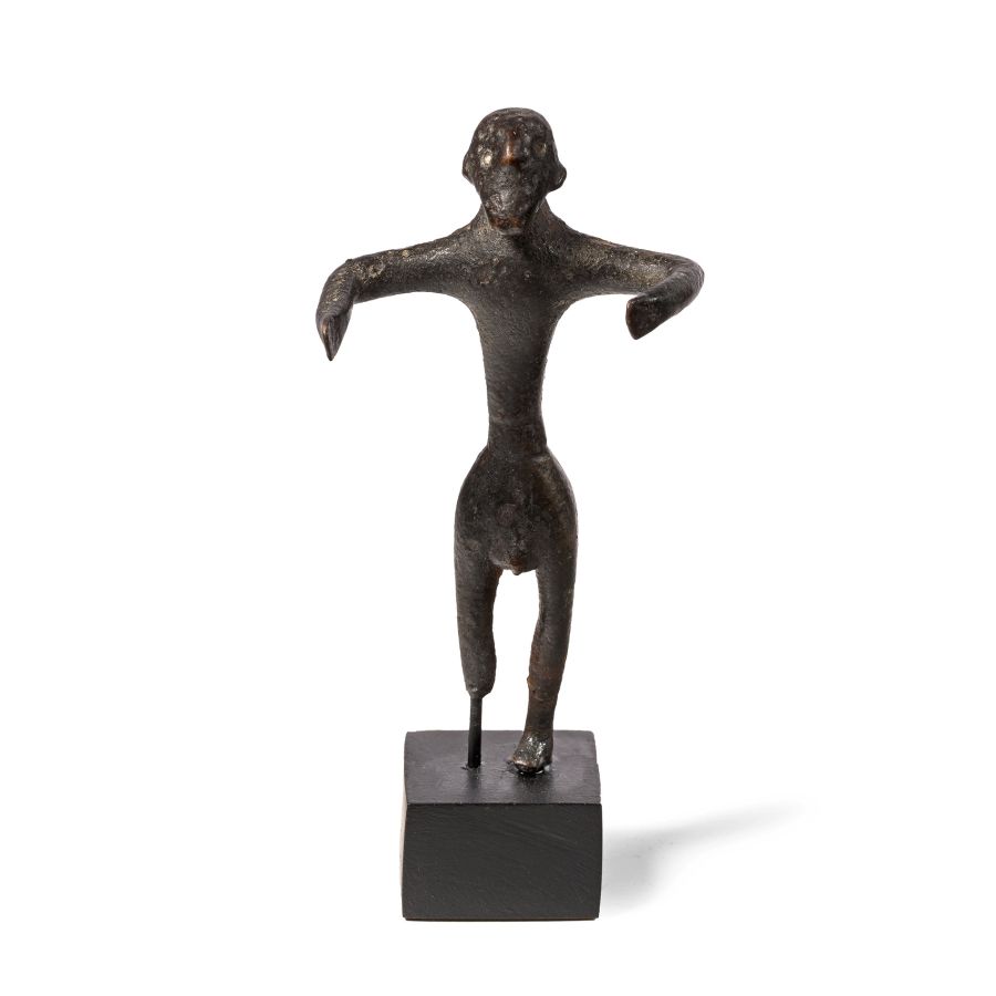 Western Asiatic Bronze Standing Idol