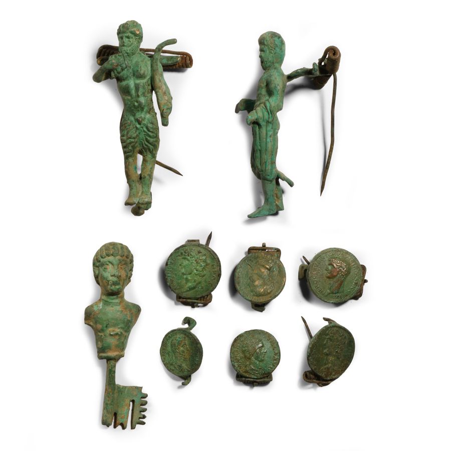Bronze Brooch Group