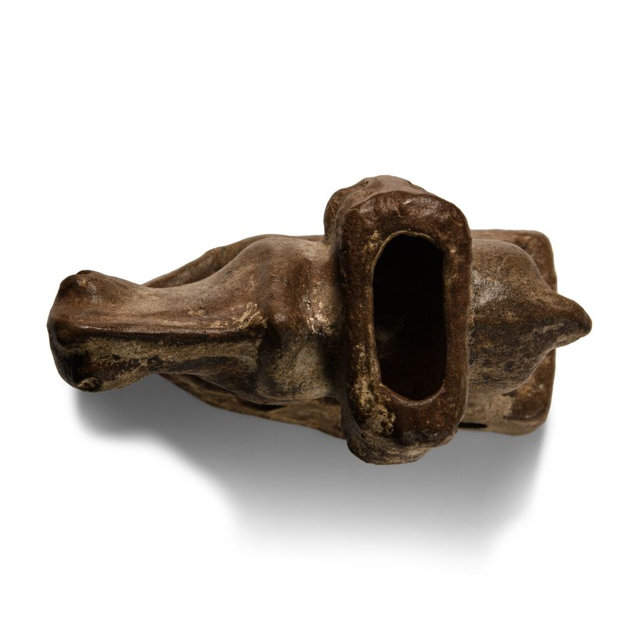 Western Asiatic Ceramic Children's Toy Donkey