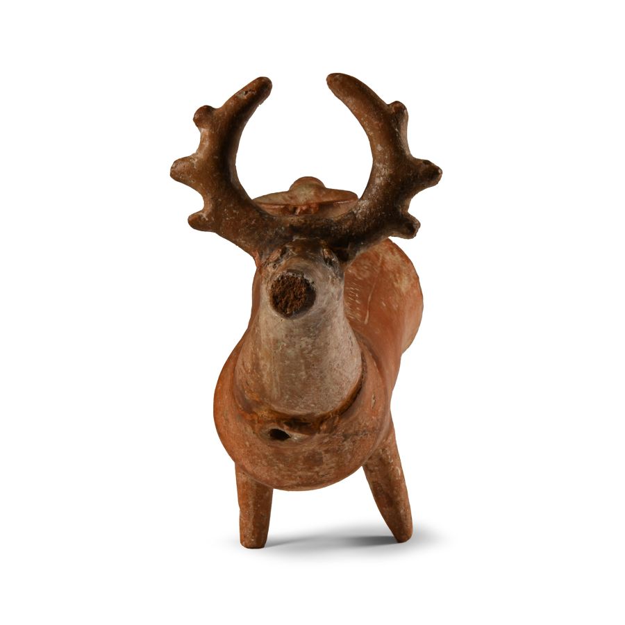 Amlash Terracotta Stag Rhyton