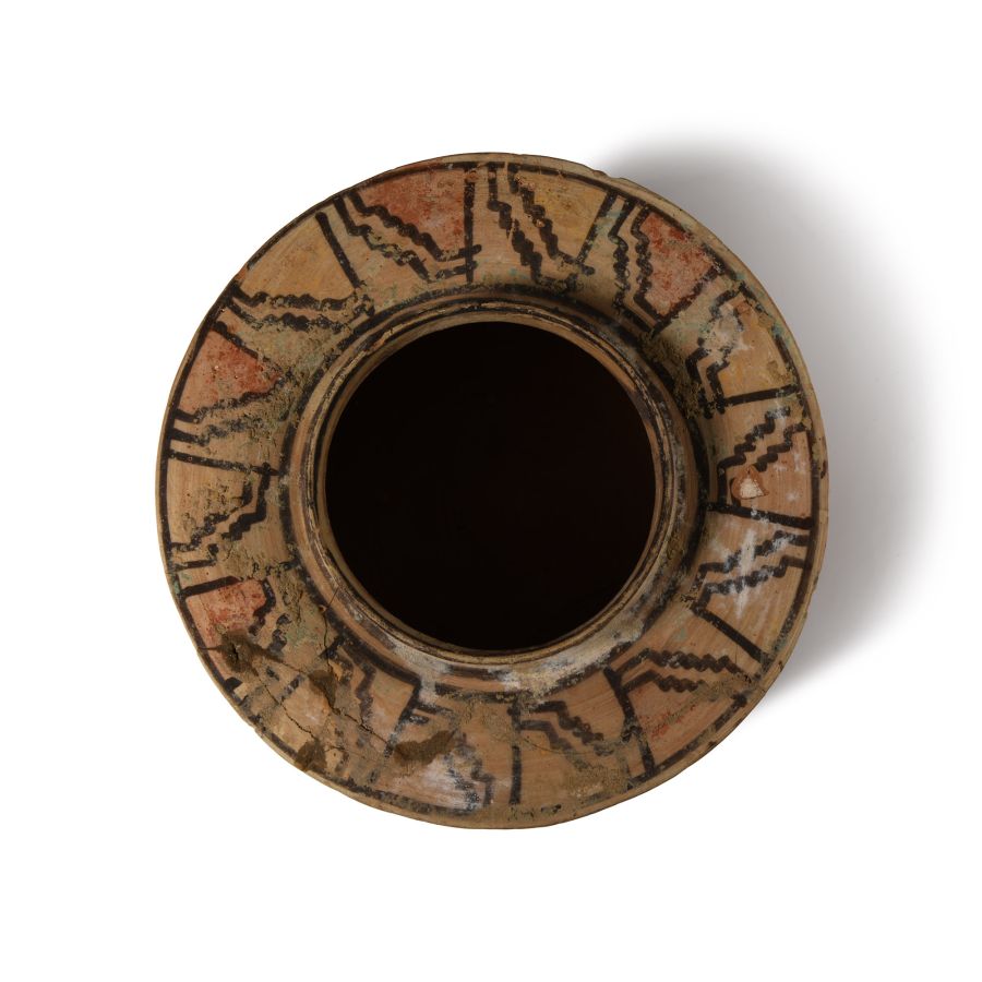 Indus Valley Mehrgarh Polychrome Storage Jar with Fish