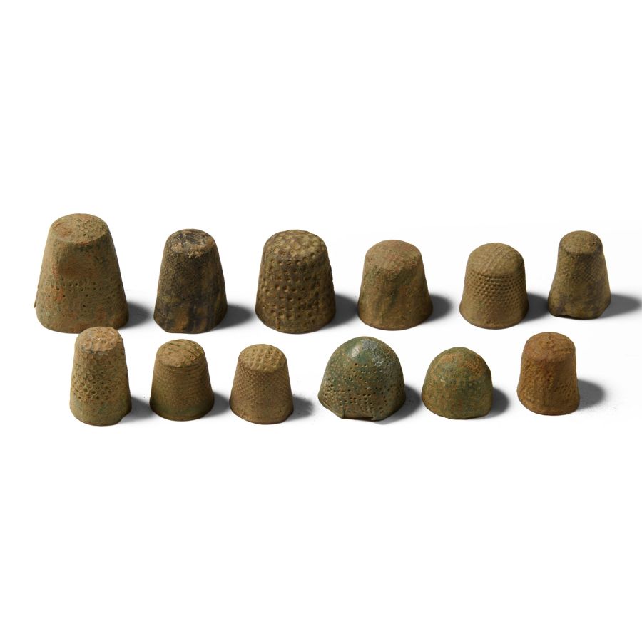 Medieval and Later Bronze Thimble Group