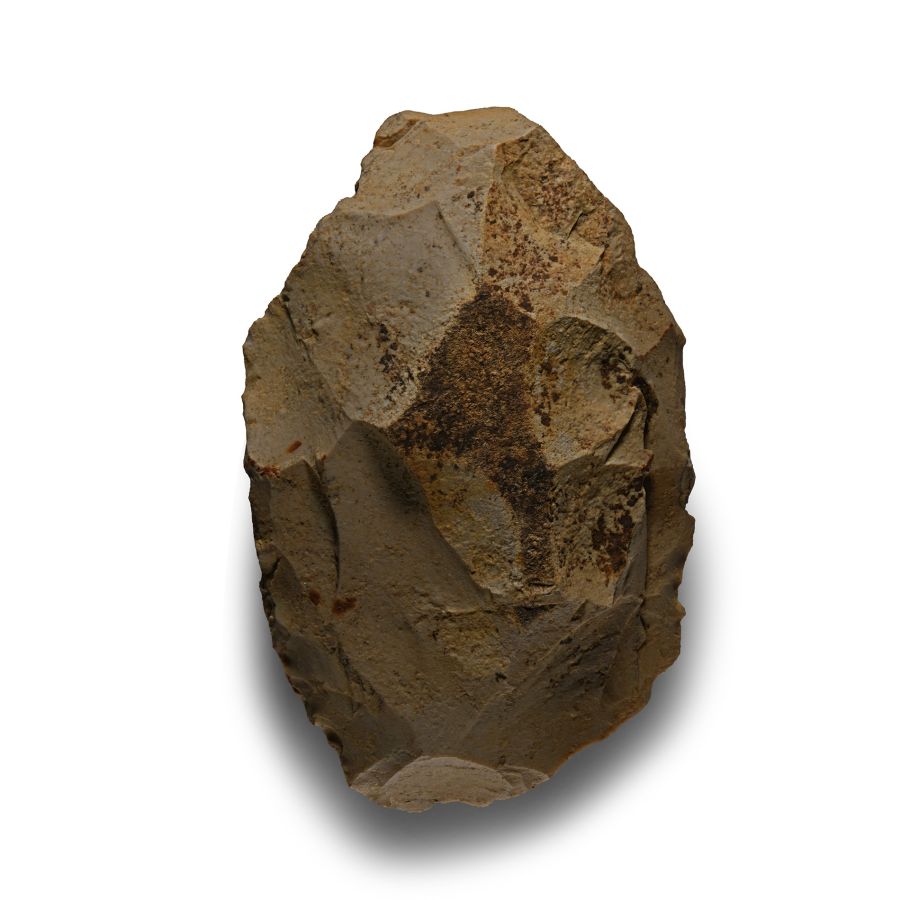 Very Large Stone Age Knapped Handaxe