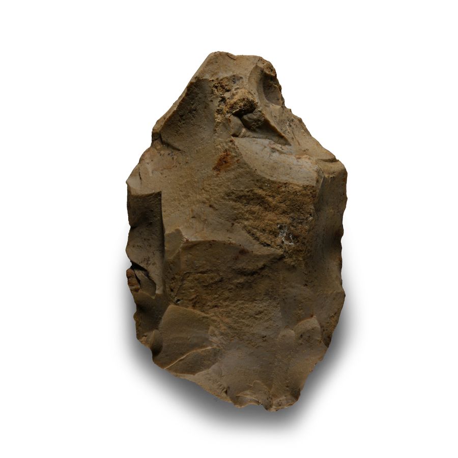 Very Large Stone Age Knapped Handaxe