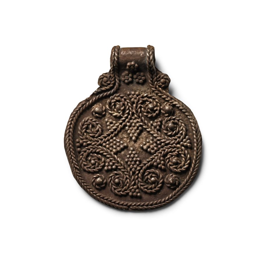 Viking Age Scandinavian Silver Filigree Pendant