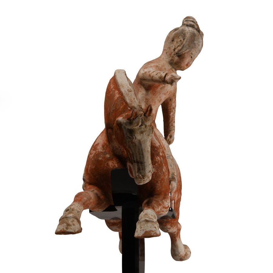 Chinese Tang Terracotta Polo Player
