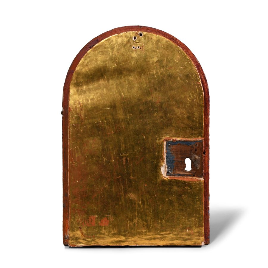 Medieval Tabernacle 'Sudarium' Carved in Relief