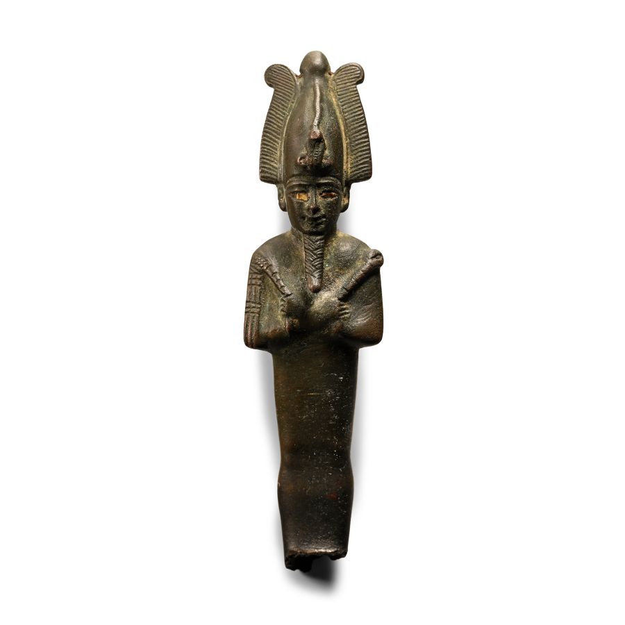 Egyptian Bronze Statuette of Osiris