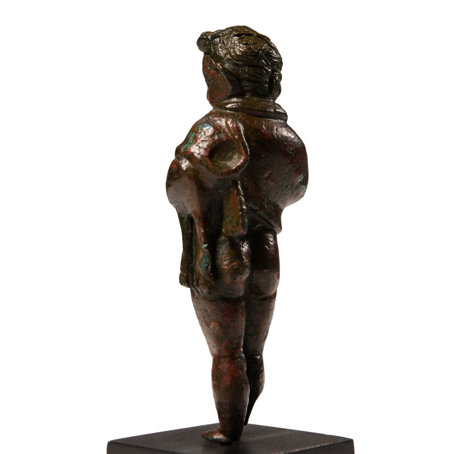 Roman Bronze Figure of a Young Satyr of Dionysian Cortege